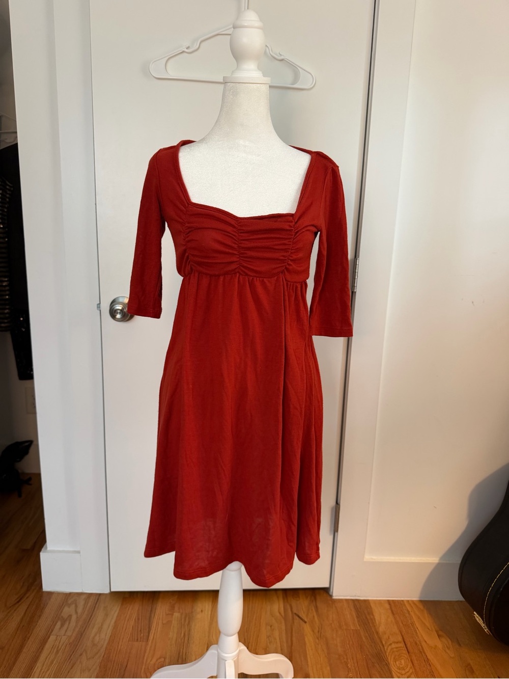 Burnt Orange Midi Dress Women’s size S